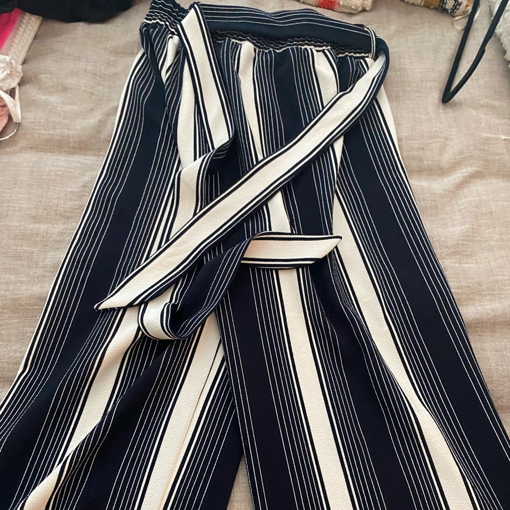 Flowy Striped Pants